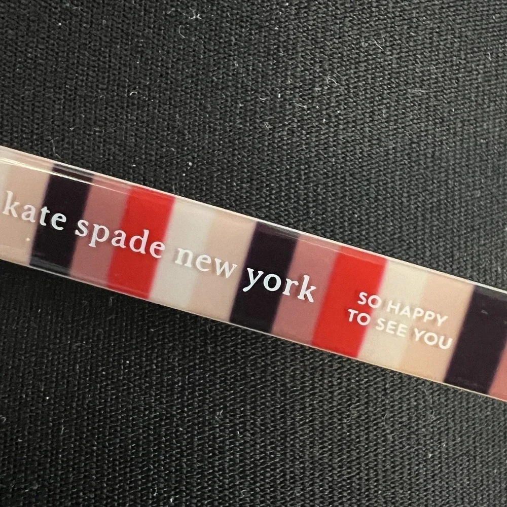 KATE SPADE Frames W Case NEW YORK CALLEY 807 BLACK RED PINK  So Happy To See You - Picture 7 of 16